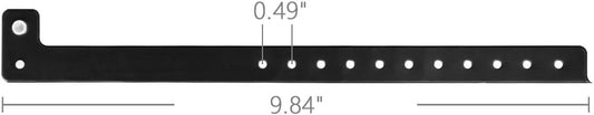Ouchan Plastic Wristbands Neon Blue - 500 Pack Wristbands for Events Club Music Meeting Party