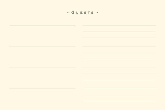Midnight Guest Book