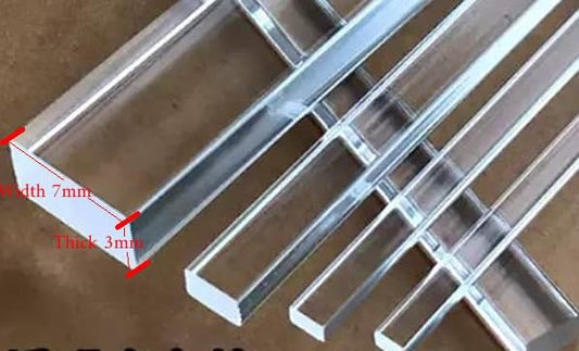 25pcs 6" x 4mm Flat Clear sticks for cake toppers cake pops or lollipops - Acrylic Plexiglass Sticks Transparent Clear, Strong and not bendy with length of 4“,6“ or 8“ (25, 6in)