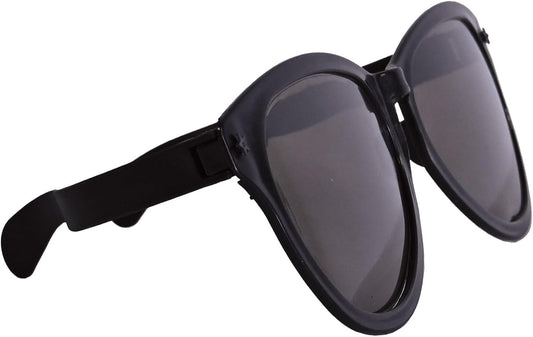 Beistle Black Jumbo Glasses – 2 Pack, Oversized Plastic Costume Eyeglasses, Large Novelty Eyewear for Spirit Wear, Theme Parties, Stage Costumes, Photo Booth Props, Theatrical Events & Display Use