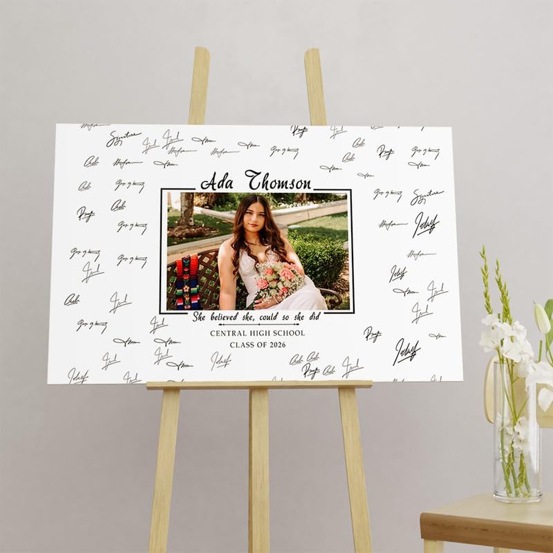 Personalized 2026 Graduation Party Welcome Sign, Minimalist Grads Decor, Class of 2026 Graduation Party Poster, Custom Graduation Party Sign, Congrats Grad Decorations Design 2