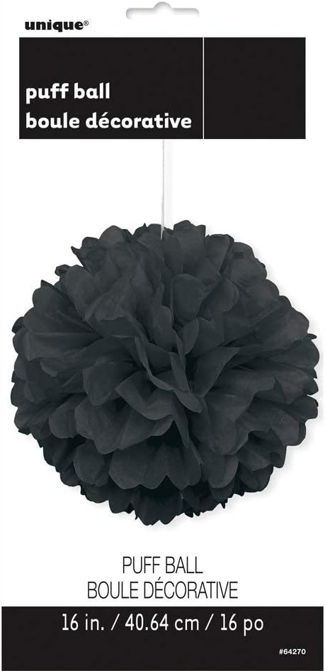 Lovely Pink Solid Hanging Tissue Pom Poms - 16" (Pack of 12) - Elegant & Versatile Decor - Perfect for Weddings, Baby Showers, Parties & Events
