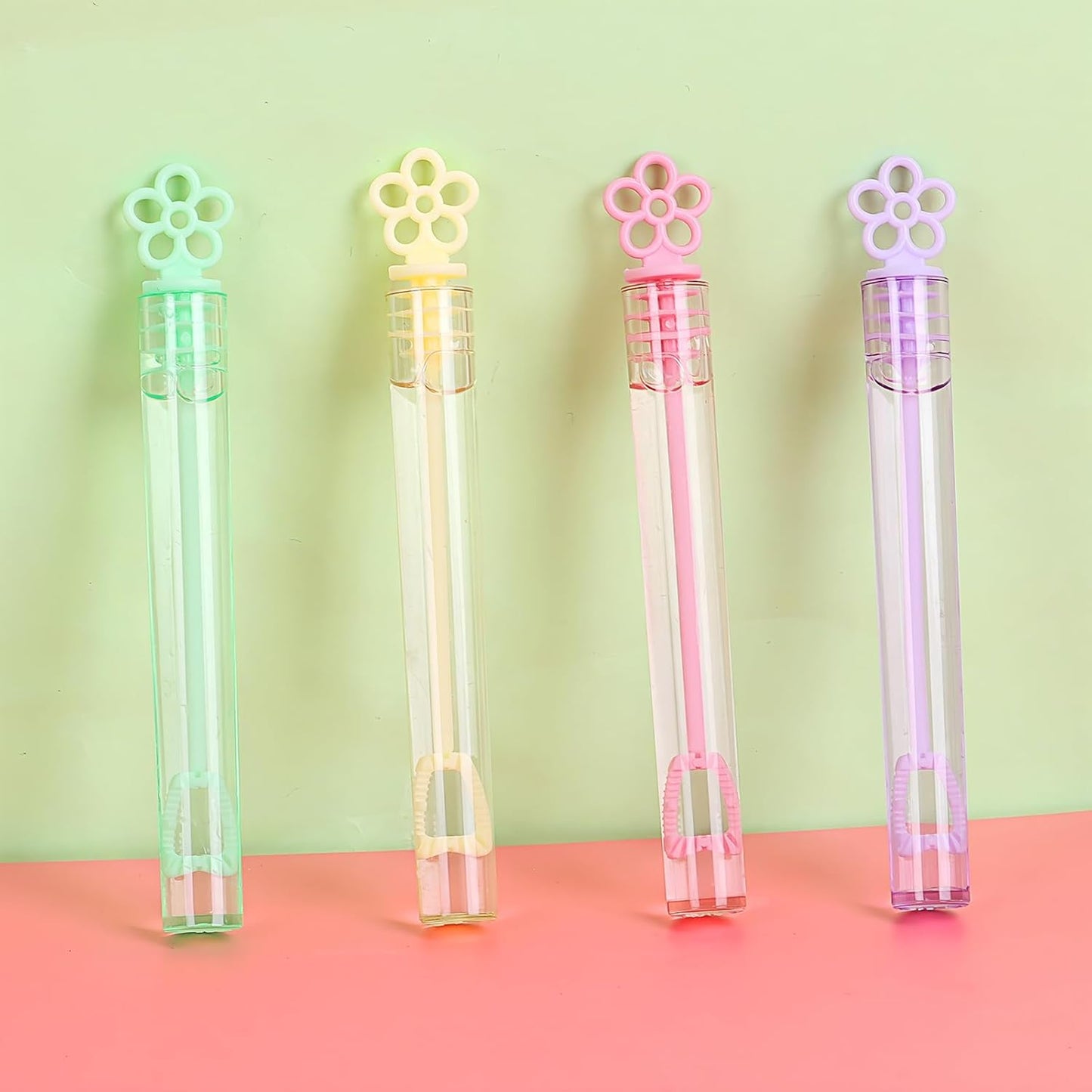 DERAYEE 36PCS Mini Bubble Wands for Kids Bulk, Flower Bubble Party Favors Toys for Birthday Wedding Gifts Goodie Bag Stuffers Classroom Prizes, Indoor Outdoor Activities for Girls & Boys
