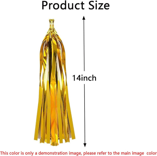 We Moment Tissue Paper Tassels Party Tassel Garland Banner for Party Decorations, DIY Kits,Pink,White,Peach,Rose glod,40 PCS