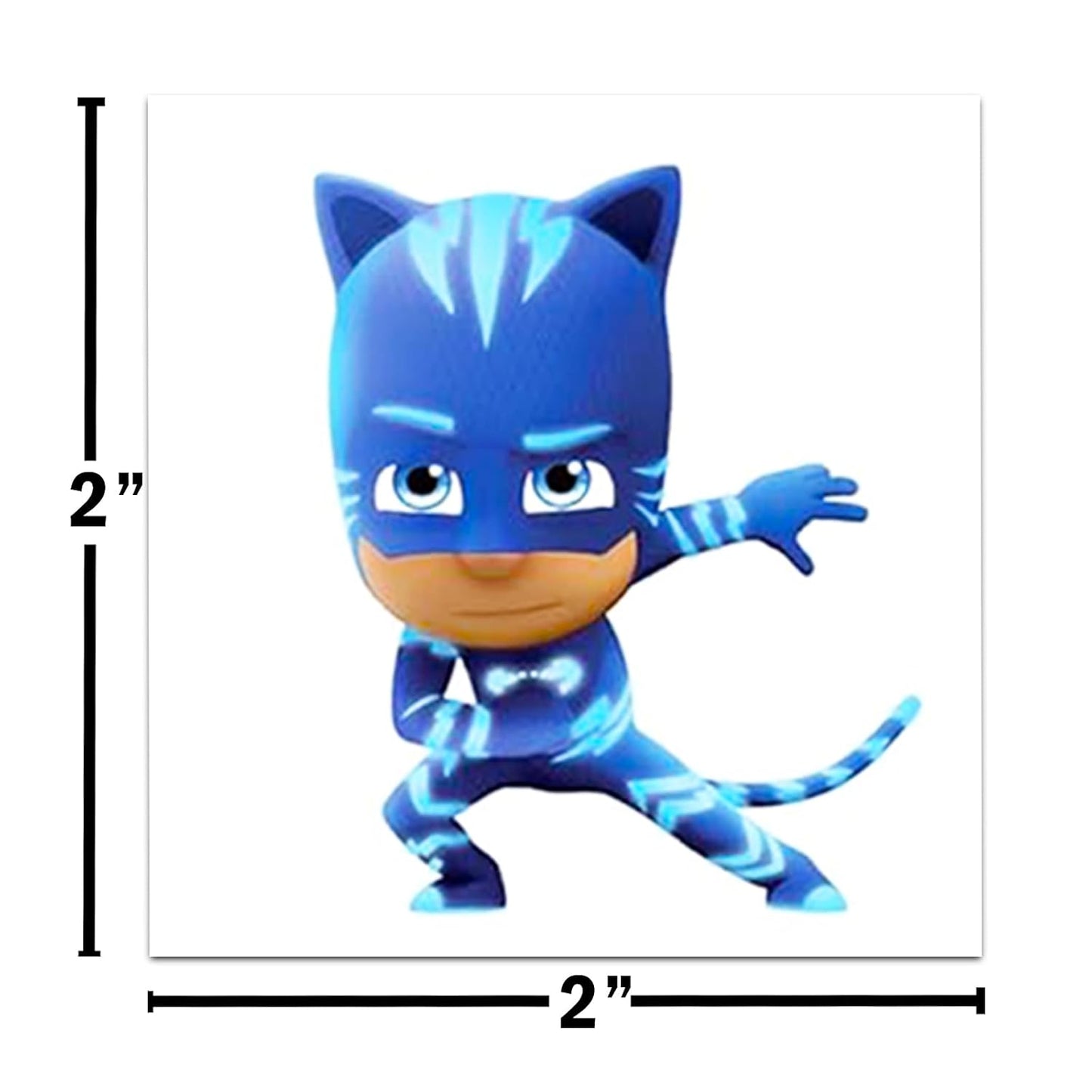 PJ Masks Tattoos Party Favors Bundle ~ 72 Perforated Individual 2" x 2" PJ Masks Temporary Tattoos for Kids Boys Girls (PJ Masks Party Supplies MADE IN USA)