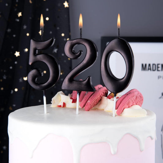 PHD CAKE 10-Count 0-9 Gold Number Birthday Candles, Number One Birthday, Gold Number Candles, Party Celebration, Baby Showers