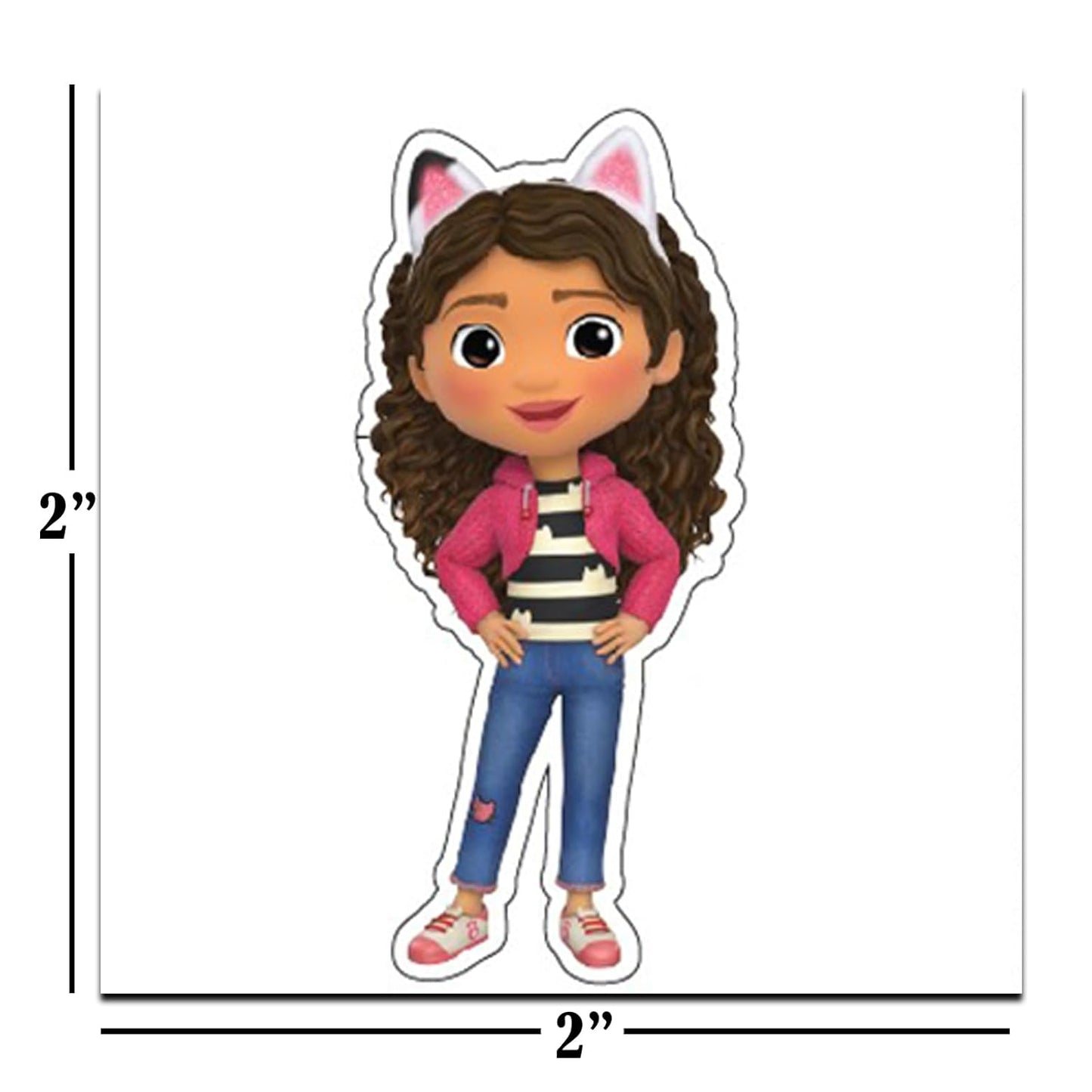 Gabby's Dollhouse Tattoos Party Favors Bundle ~ 72 Perforated Individual 2" x 2" Gabby's Dollhouse Temporary Tattoos for Kids Boys Girls (Gabby's Dollhouse Party Supplies)