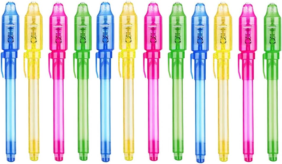 24 Pcs Super Bros Party Favors | Set of 12 Invisible Ink Pen and 12 Super Bros Mini Notepads | Gift Bag Stuffers for Super Bros Party Supplies