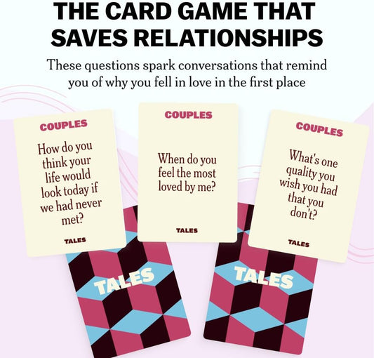 TALES 150 Conversation Cards, Friends Edition, Fun Friend Games for Adults, Teens, Kids, Perfect for Parties, Game Nights, Gifts & Gatherings, Conversations with Friends, Meaningful Connections