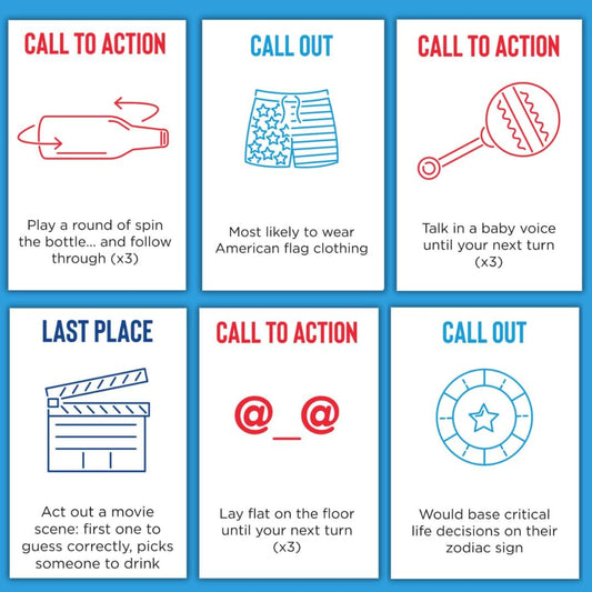 OFF TOPIC Last Call Party Game for Adults – Hilarious Drinking Card Game for Game Night, Bachelorette & Group Parties