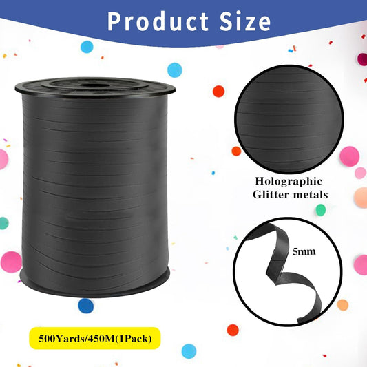 500 Yard Premium Red Curling Ribbon, 3/16" PVC Plastic Curly Ribbon for Gift Wrapping, Balloon Decoration, DIY Crafts, Special Occasions