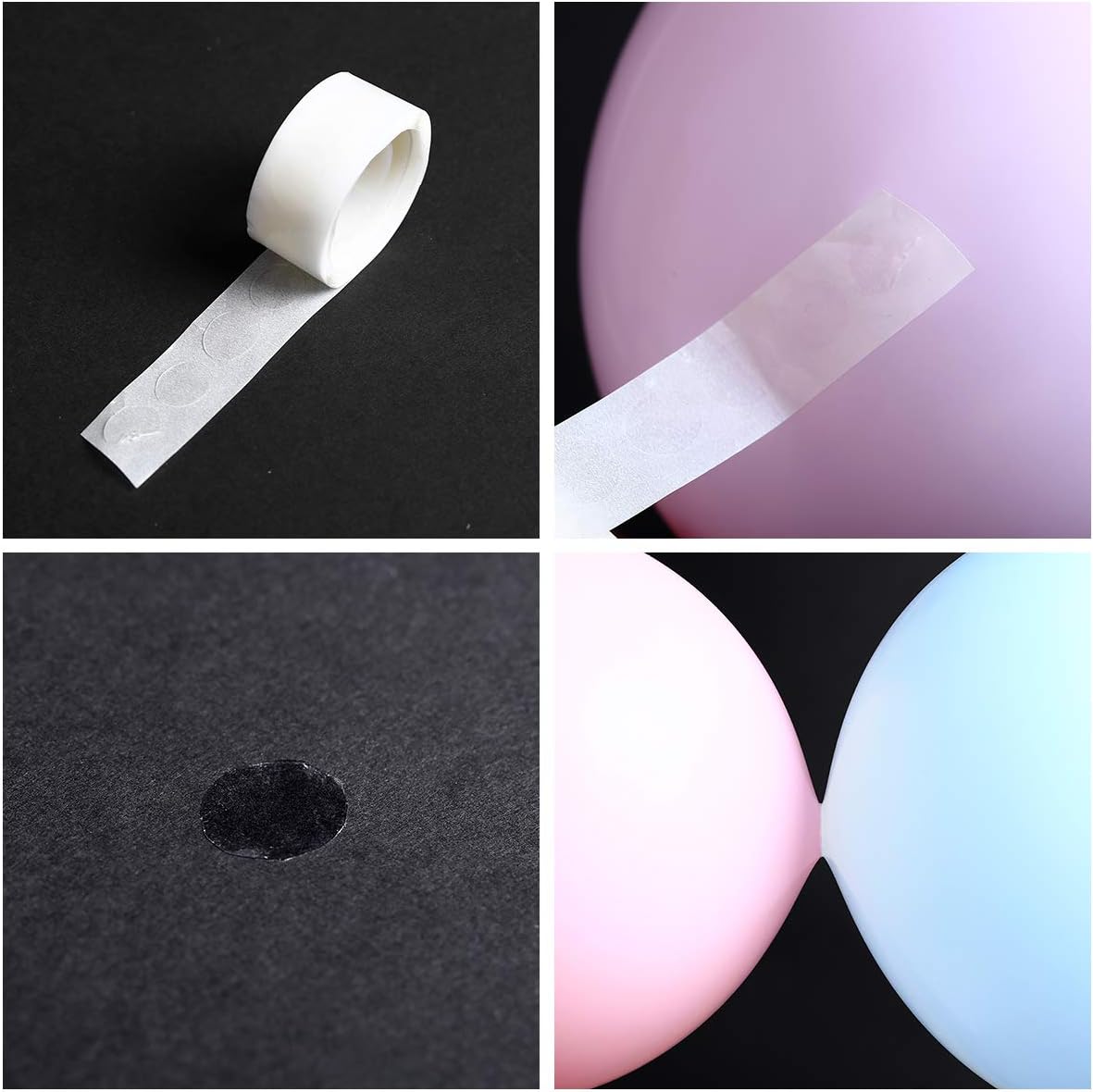 Balloon Arch Decorating Kit - 2 Rolls Tape Strips for Garlands, Party and Wedding Decorations