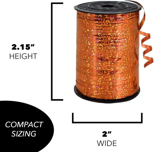 GIFTEXPRESS 12 Rolls Glitter Curling Ribbons Assortment for Balloon, Christmas, Gift Warp, Birty Party – Assorted Shiny Metallic Sparkling Colors Ribbon for Art and Craft, Party Decoration