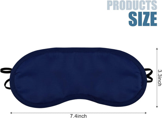5 Pcs Eye Masks, Sleeping Mask Lightweight Shade Blindfold, Eye Covers for Sleeping Travel Sleep Party Games, Unisex (Black)