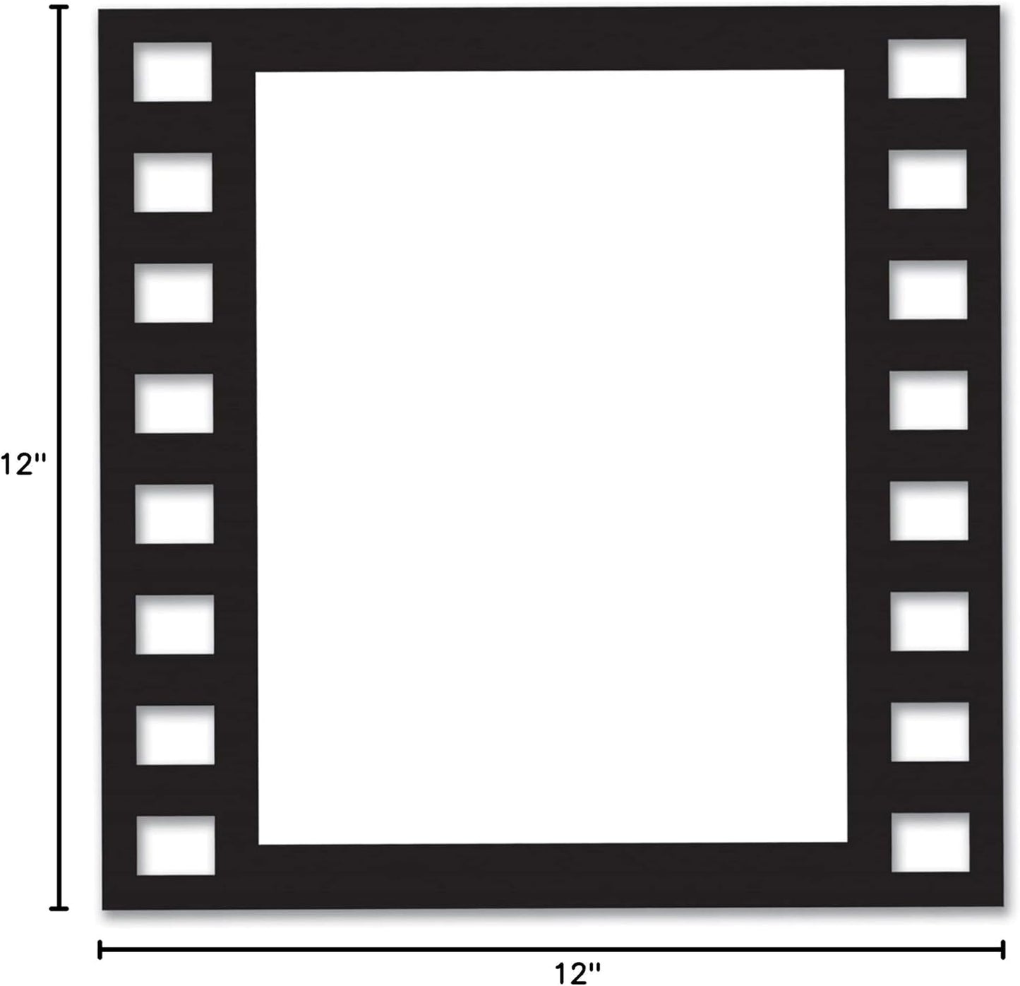 Beistle Black 5 Piece Filmstrip Photo Fun Frames, 12"