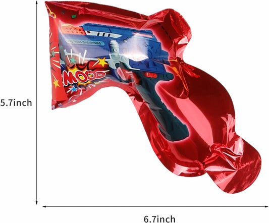 QIQUQUP Handheld Confetti Cannon Shooter 12 Pcs Inflatable Confetti Poppers Safe Air-Powered Celebration Gun for Birthday Wedding Graduation Christmas Party Decorations (Random Colors)