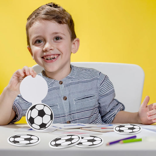 Tinlade 24 Pieces Soccer Mini Notepads 3.15 Inch Sports Notepads Soccer Football Party Favor Sports Party Supplies for Teacher Classroom Birthday Student Rewarding