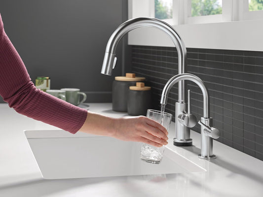 Delta Contemporary Beverage Dispenser Faucet, Oil Rubbed Bronze Drinking Water Kitchen Sink Faucet, Venetian Bronze 1930-RB-DST