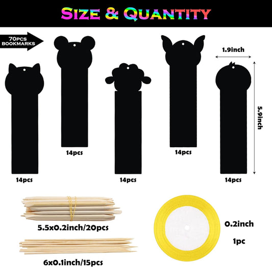 MALLMALL6 24Pcs Magic Horse Mask Scratch DIY Masks Party Favors Color Reveal Scratchboard Magic Horse Theme Birthday Party Supplies Decorations Dress Up Costumes Crafts Kit for Boys Girls