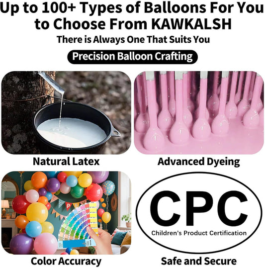 Rainbow Balloon Arch Kit 111Pcs 18 12 5 Inch Latex Colorful Party Balloons Garland for Birthday Baby Shower Wedding Engagement Anniversary Christmas Party Decorations