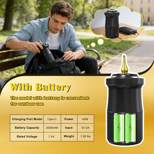 AXHJ Electric Balloon Pump, Portable Electric Air Balloon Pump Dual Nozzle Air Blower Pump, Balloon Inflator for Party Decorations