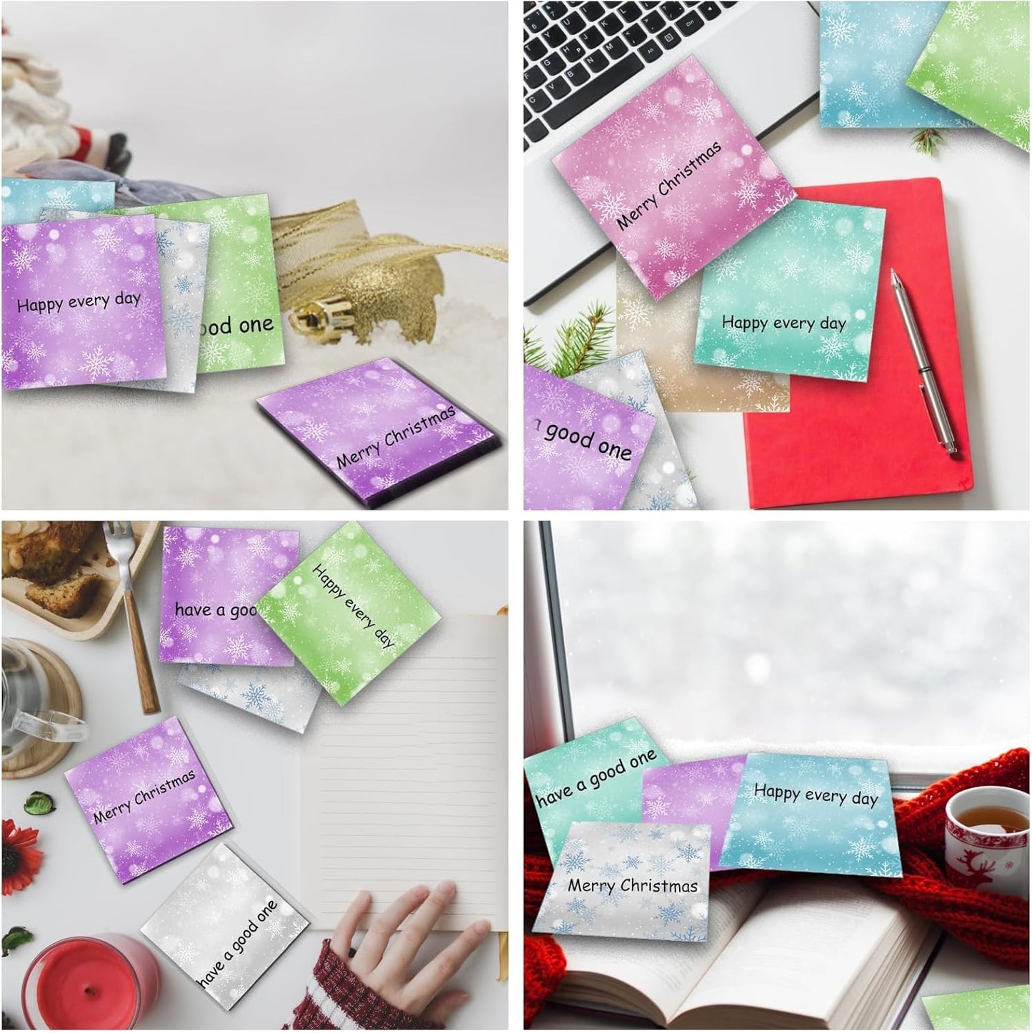 12 Pcs Ice Cream Sticky Notes Summer Popsicle Sticky Notepad Colorful Self-Adhesive Post Notes Cute Mini Memo Pad Removable Note for Office School Classroom Student Ice Cream Party Favors