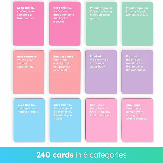 It’s Girl Time - Girls Night Card Game for Bachelorette, Galentines or Ladies Night - 240 Sweet & Sassy Questions with Challenges - Fun Party Game for Adults 17+