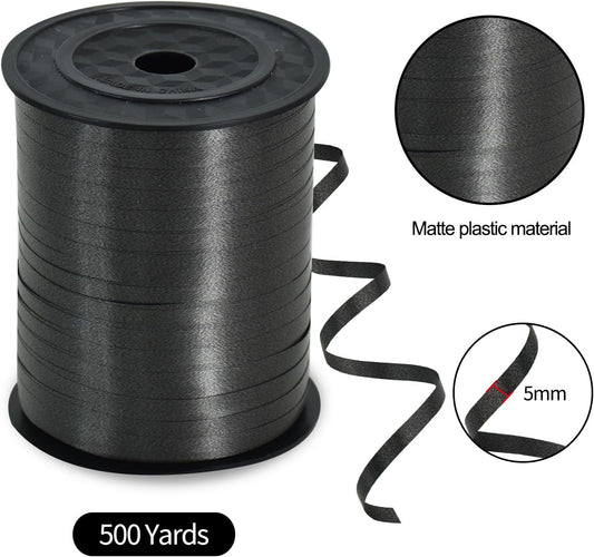 TONIFUL 500 Yards Curling Ribbon-Balloon Ribbon-Balloon String for Art&Craft Decor,Gift Wrapping,Ribbons and Bows for Christmas New Year Birthday Gifts (Silver)