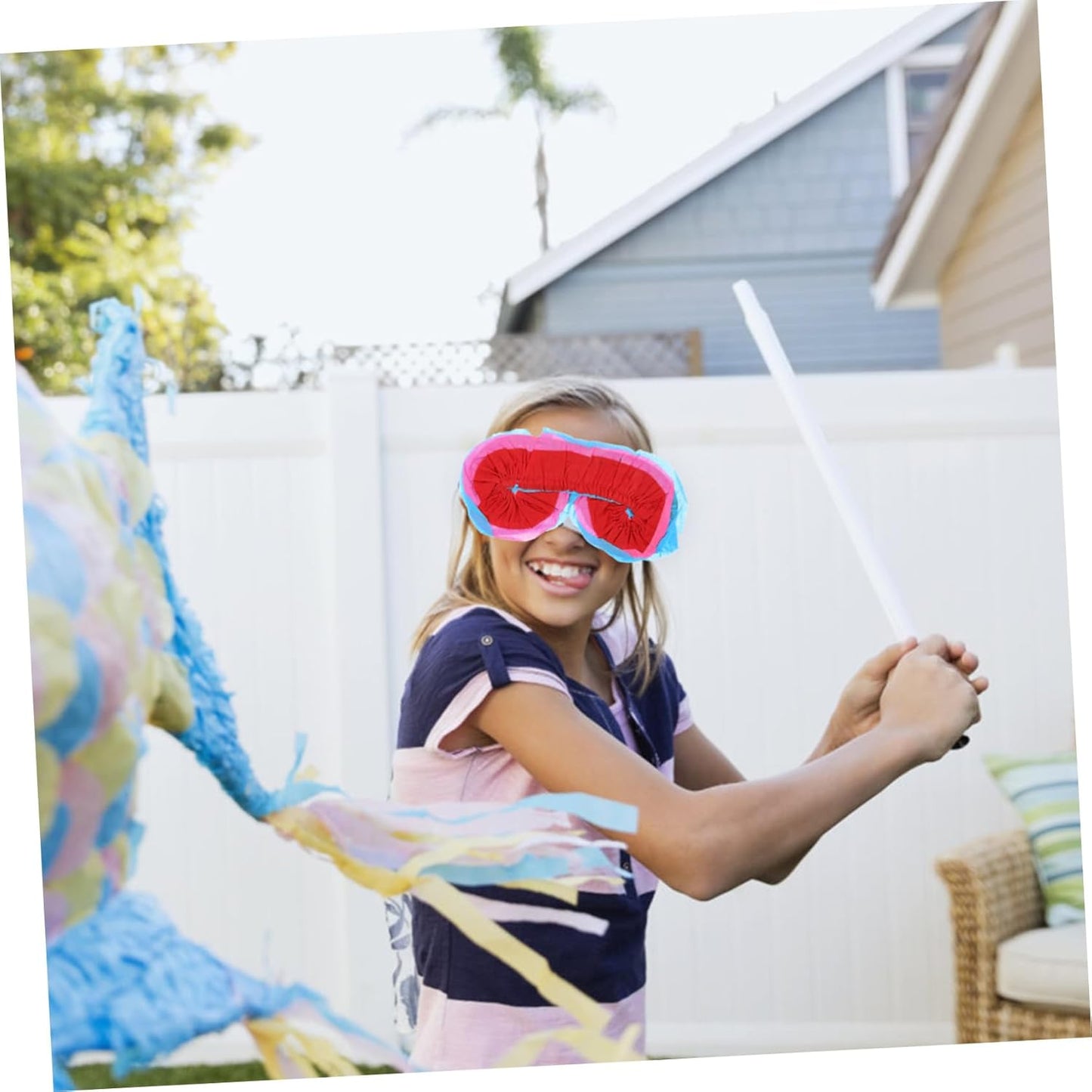 ERINGOGO 2Pcs Eye Mask Shaped Pinata Fun Birthday Party Decoration Creative Plaything for Celebrations for Events Cosplay and Photography Props