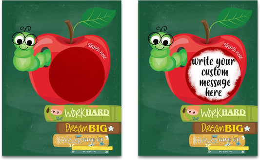 My Scratch Offs - Customizable Scratch-Off Cards Graffiti Design for Prizes, Classroom Rewards & Teacher Supplies, 50 Pack
