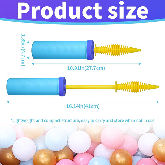 Balloon Hand Pump Two-Way Dual Action Hand Air Pumper for Balloons - Ballon Inflator Pumping
