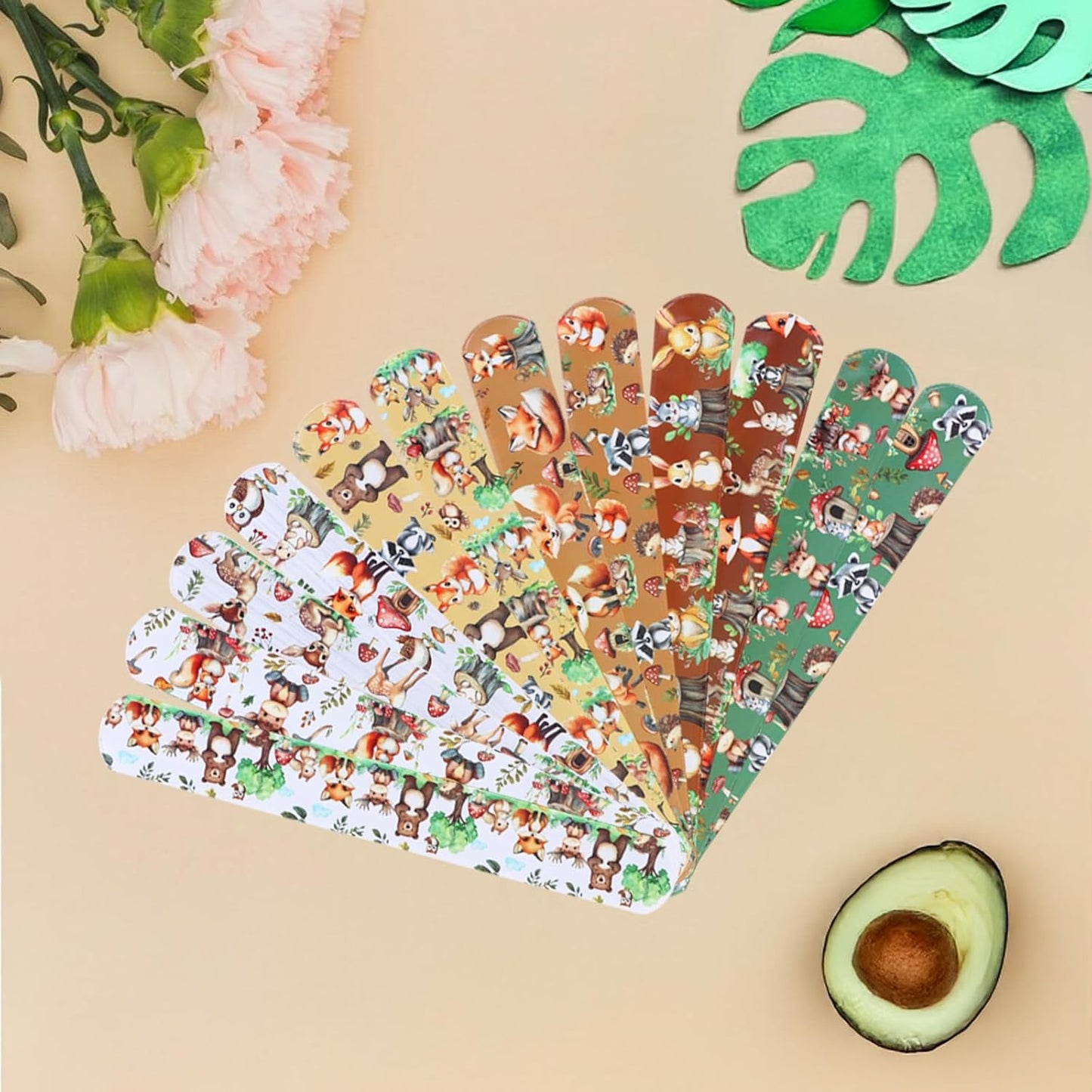 Serencatcher 48pcs Slap Bracelets Party Favors for Birthday Baby Shower Party Supplies Gifts