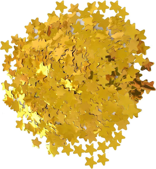 Rainbow Star Metallic Foil Confetti 8000 Pcs Shiny Star Table Confetti for Fill Balloon Wedding Graduation Party Decorations,60g of pack