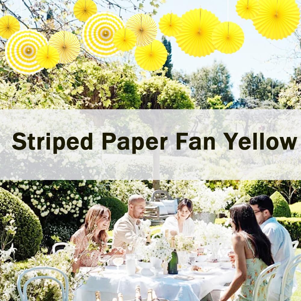 Hocansen 6PCS Paper Fan Garland Paper Fans Party Decorations 8/12/16in Hanging Papers Fans Set Round Papers Fans Pattern Garland for Birthday, Wedding (ZS/Pink)