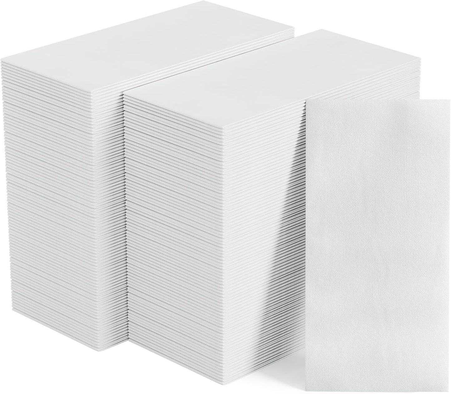 100PACK Disposable Hand Towels for Bathroom, Soft and Absorbent Paper Guest Towels Disposable Decorative Bathroom Hand Napkins for Kitchen, Parties, Weddings, Dinners
