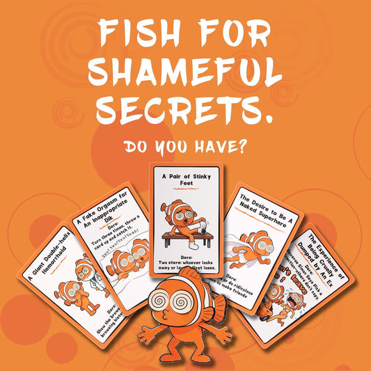 for Go Fish Yourself Card Game - 2026 Hilarious Fish-Themed Party Game for Adults, Interactive Fun for 2+ Players, Perfect Gag Gift for Friends & Family Game Night
