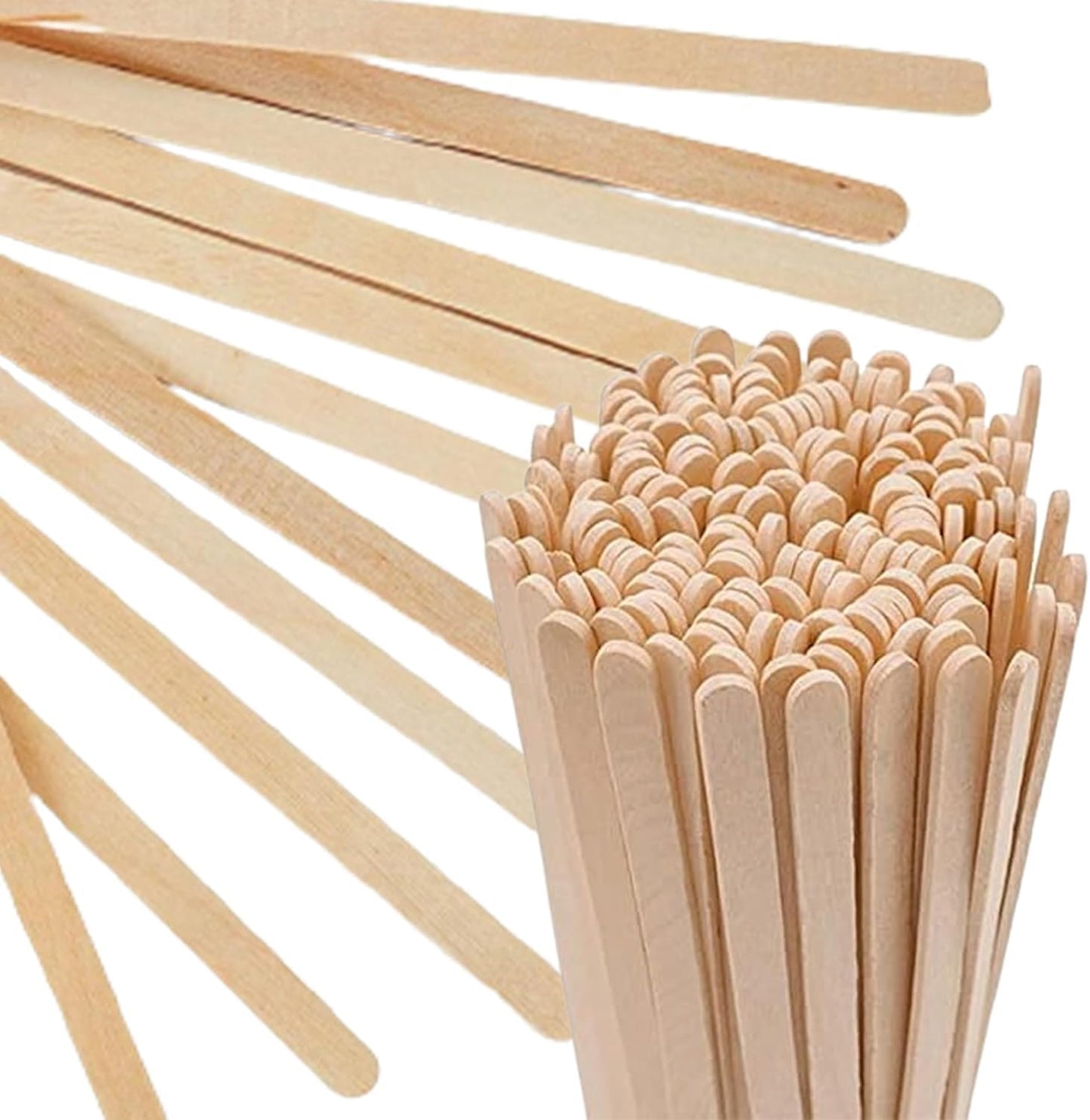 Perfect Stix Premium Wooden Coffee Stirrer Sticks, Thick Birch Wood 1000 Count, 5.5" Inches. Eco-Friendly Wooden Stirrers (5.5Inches / 1000PC)