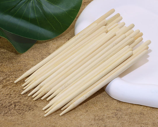 Heavy Duty Bamboo Stylus Sticks Craft Sticks for Scratching Drawing Christmas Thanksgiving Scratch Art Activity Craft Projects, 30PCS (12cm)