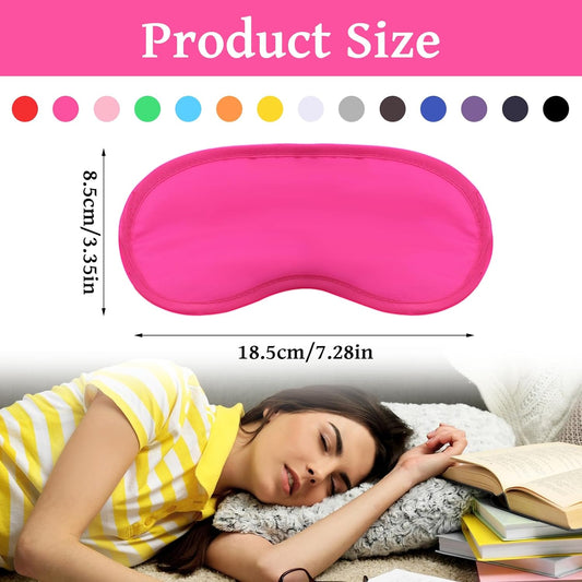 14 Pcs Multicolor Blindfolds for Games Eye Mask Sleep Sleeping Mask Travel Sleep Masks Team Building Games Party with Nose Pad and Adjustable Strap for Women Men Kids Unisex 14 Colors