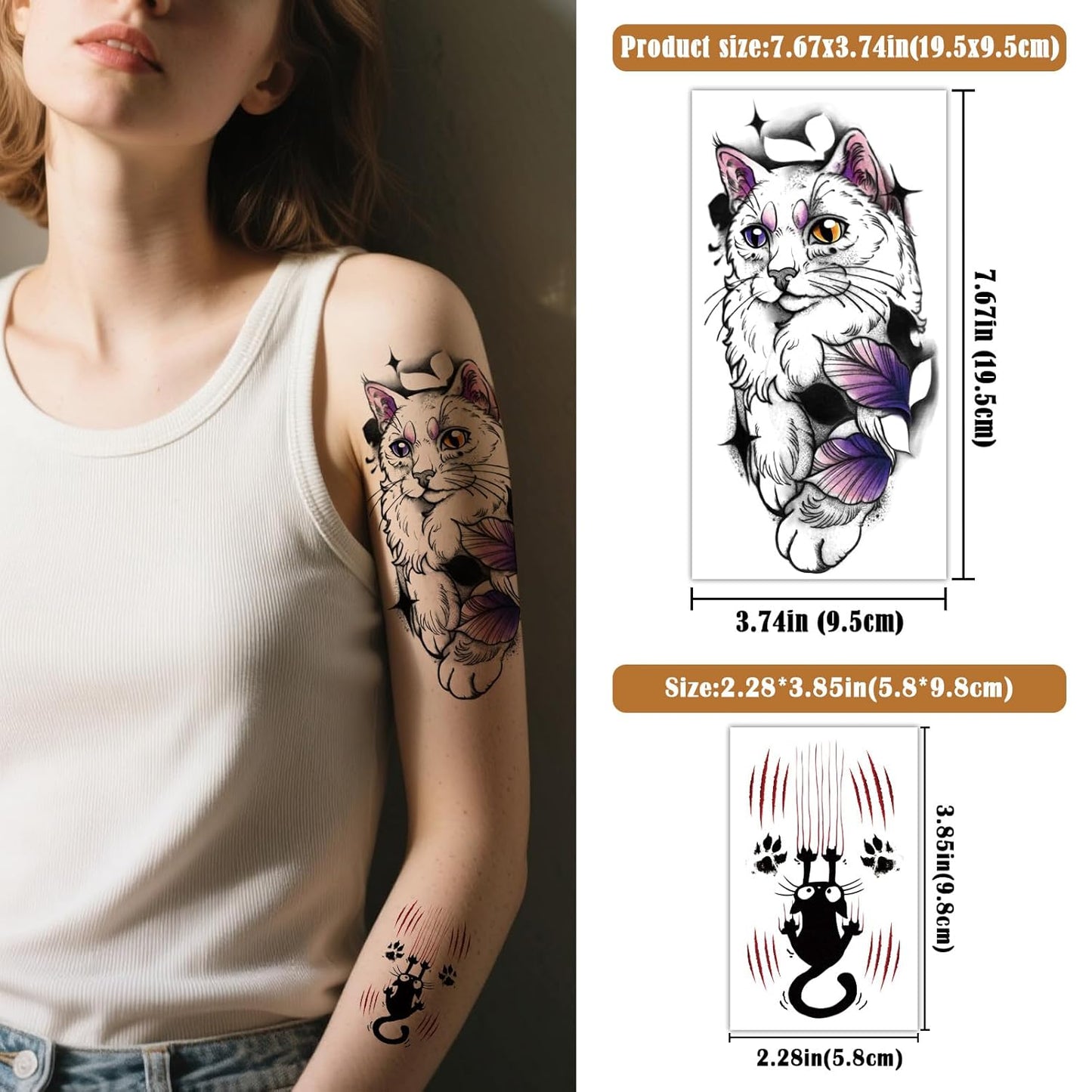 252+ PCS Glow Unicorn Princess Temporary Tattoo for Kids, 36 Sheets Rainbow Castle Candy Star Prince Fake Tattoos Sticker for Girls Boys, Luminous Birthday Magic Fairy Theme Party Favors Decoration