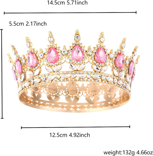 Crown Tiaras for Women Queen Princess Crowns Crystal Corona Para Pastel for Cake Bridal Birthday Party