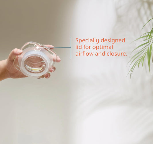Kook Glass Drink Dispenser, with Leak-Proof Stainless Steel Spigot and Customizable Label Tag, Clear Mason Jar, Beverage Storage for Fridge, for Water, Iced Tea, Sangria, Lemonade, 1.25 Gallon