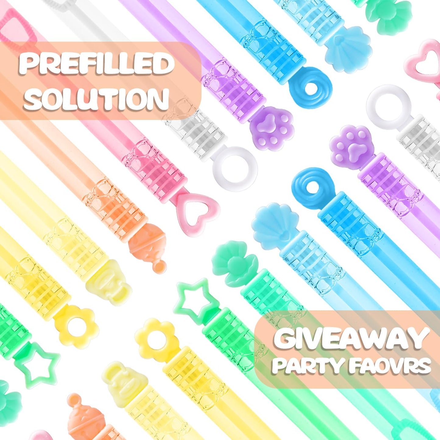 Bubble Party Favors for Kid, 30 Pack Mini Bubbles Bulk with Gift Box, Pastel Bubble Wand Sticks Toy for Party Supplies, Birthday, Wedding Decorations, Goody Bag Fillers Stuffers, Carnival Prizes