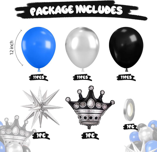 Black White Bow Balloons, 50 Pcs Pearl White Dot Printed Balloons with Black Bow and Cream Heart foil Balloon for Alternative Birthday Party Baby Shower Wedding Bachelorette Party Decorations