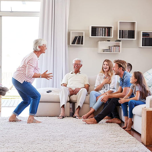 Outset Media Family Charades Card Game Travel Friendly - Includes Over 300 Charades - Perfect for Parties, Vacations, and Holidays - Ages 8+
