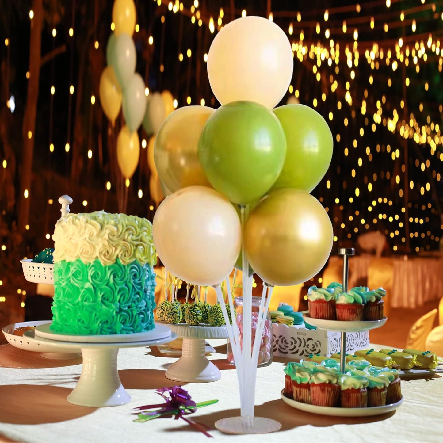 10 Sets of Balloon Stands for Table Balloon Stand Allowing Balloons To Float Without Helium Tank Balloon Holder Decorations for Birthday Party Wedding Festival Christmas