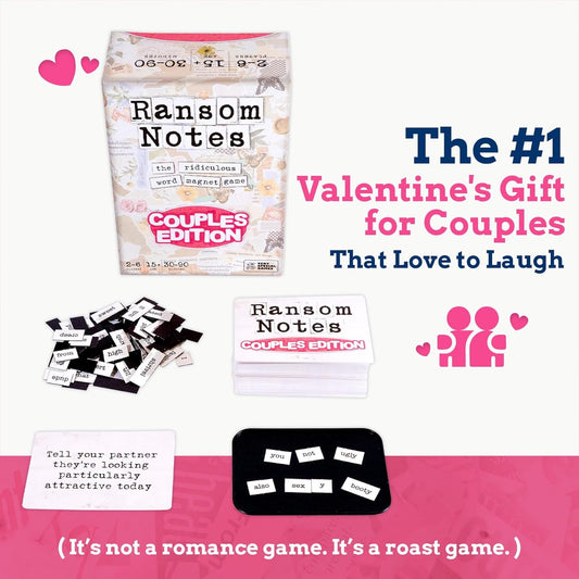 Ransom Notes - The Ridiculous Word Magnet Party Game, 3+ Players