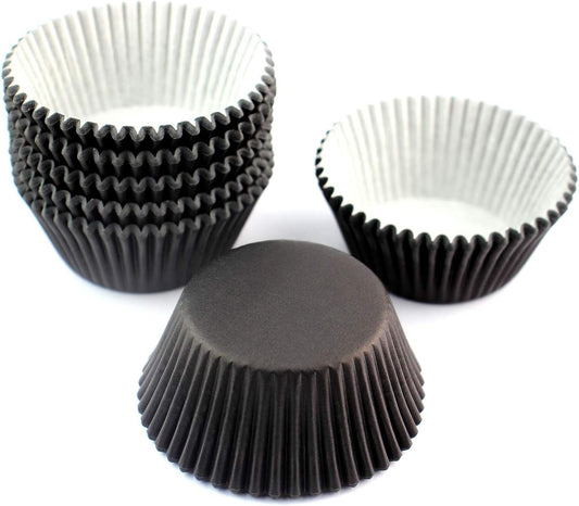 Standard Size Baking Cups Food-Grade Greaseproof Paper Cupcake Liners 200 Pcs (Natural)