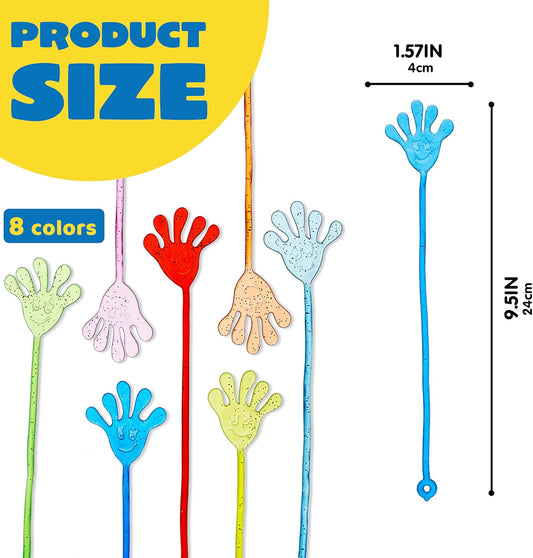 JOYIN 48Pcs Sticky Lizards Party Favors, Party Favors Set for Kids, Holiday Traditions, Classroom Treasure Box, Carnival Prizes, Bulk Pinata Stuff Mini Toys, Goodie Bags for Kids