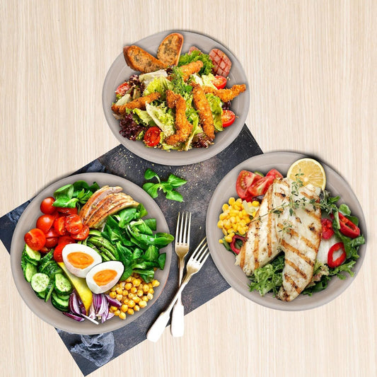 TOPtoper 42Oz 50Pcs Large Paper Bowls with Lids, Disposable Soup Serving Bowls Bulk Party Supplies for Hot/Cold Food, Soup (42 OZ)
